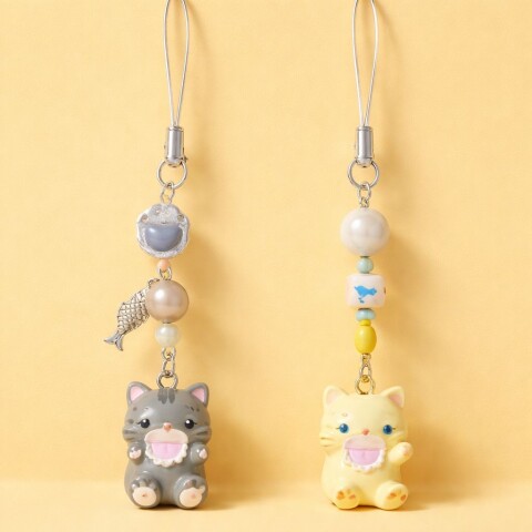 MINI COLGANTE PARA BOLSO SERIE GATOS VIBRANTES (PACK X2 / CHI’S Y GATO SIAMÉS) MINI COLGANTE PARA BOLSO SERIE GATOS VIBRANTES (PACK X2 / CHI’S Y GATO SIAMÉS)