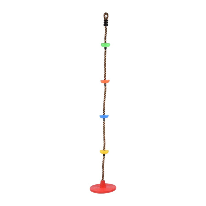 Cuerda Escalar con Disco y Peldaños Multicolor