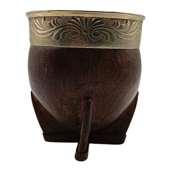 Mate Imperial labrado con apliques en bronce - ALPACA - 13 marrónuniforme