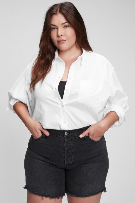 Camisa Big Mujer Optic White