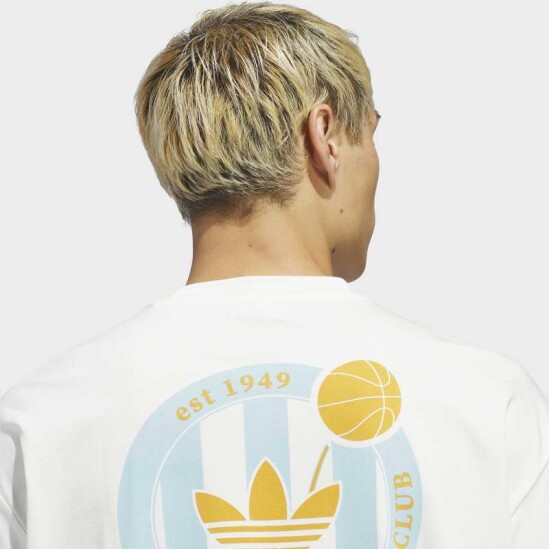 Remera Adidas Basketball Blanco
