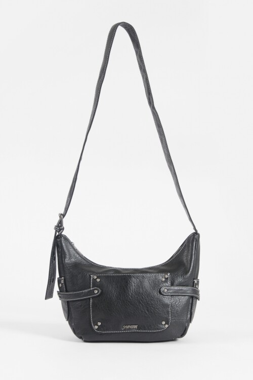 Bandolera soft bolsillo negro