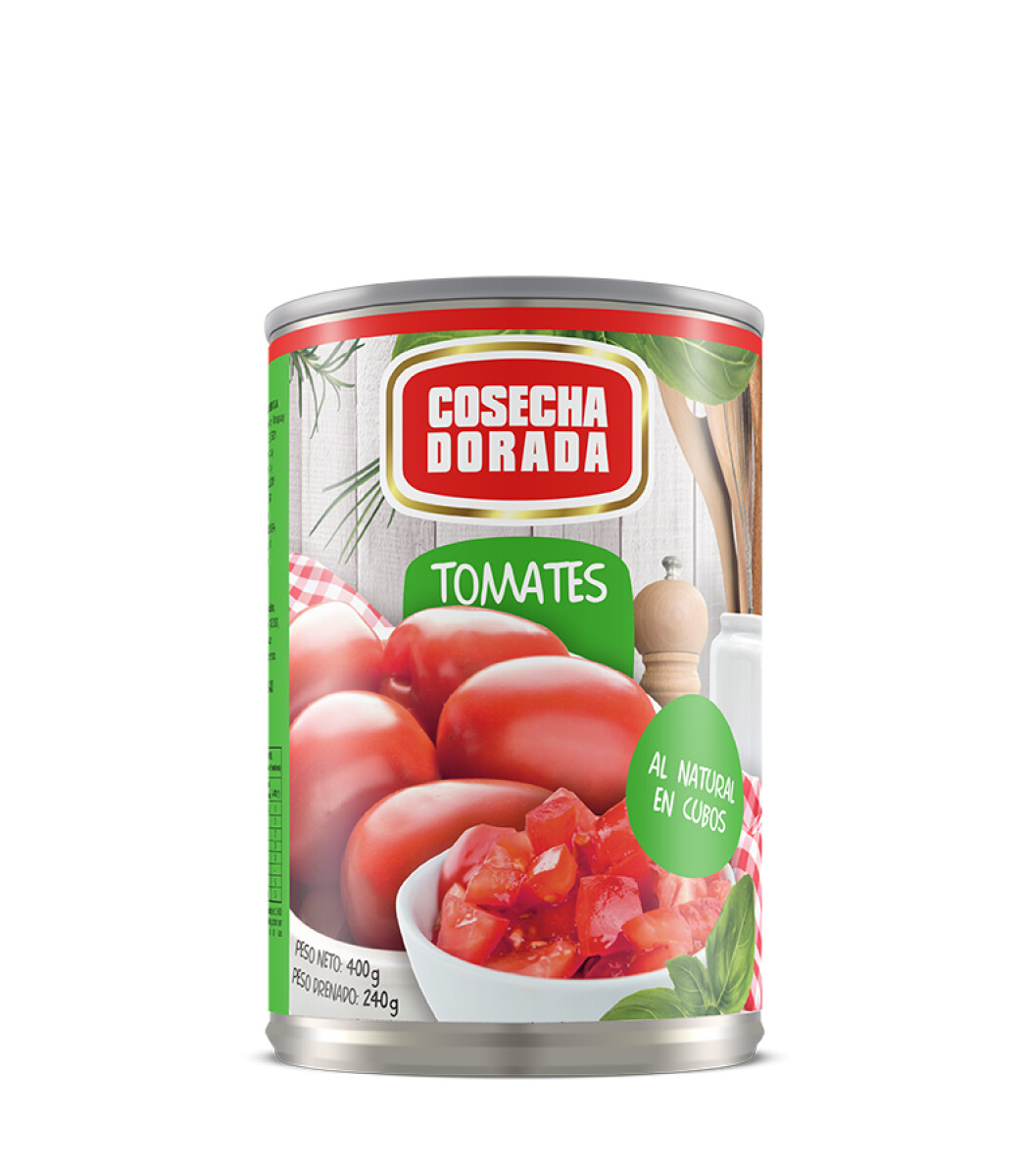 Tomate Perita en Cubos Cosecha Dorada 400g 