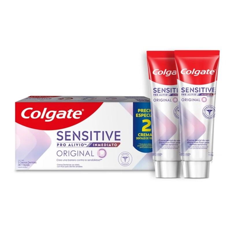Pasta De Dientes Colgate Sensitive Pro Alivio 110 Grs. 2 Uds. Pasta De Dientes Colgate Sensitive Pro Alivio 110 Grs. 2 Uds.