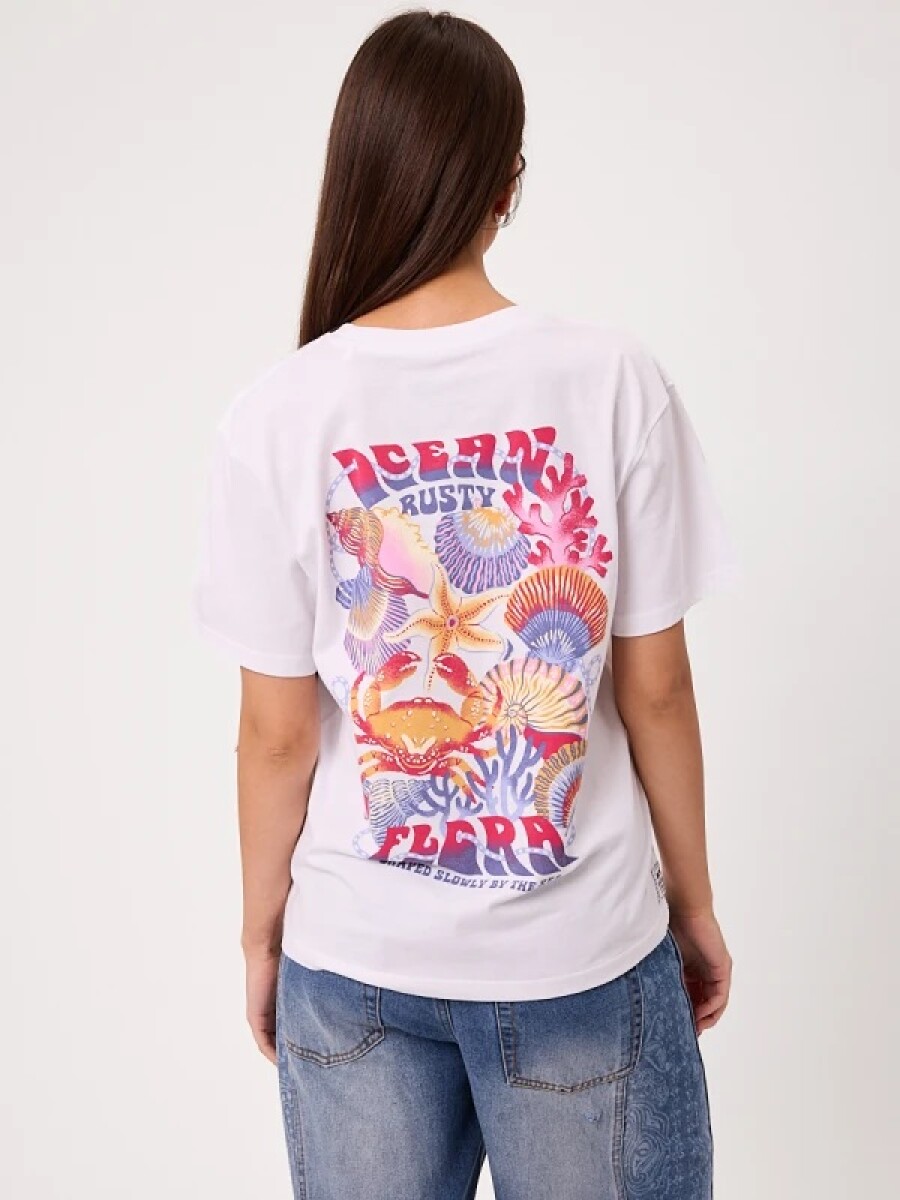 T-SHIRT RUSTY MARLENA - BLANCO 