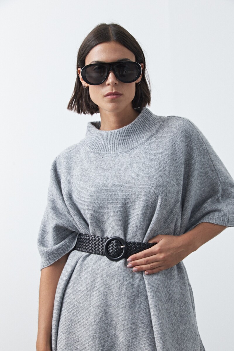 PONCHO DORIEL Gris Melange