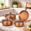 Batería de cocina Cuori Chef 7 pzas. Batería de cocina Cuori Chef 7 pzas.