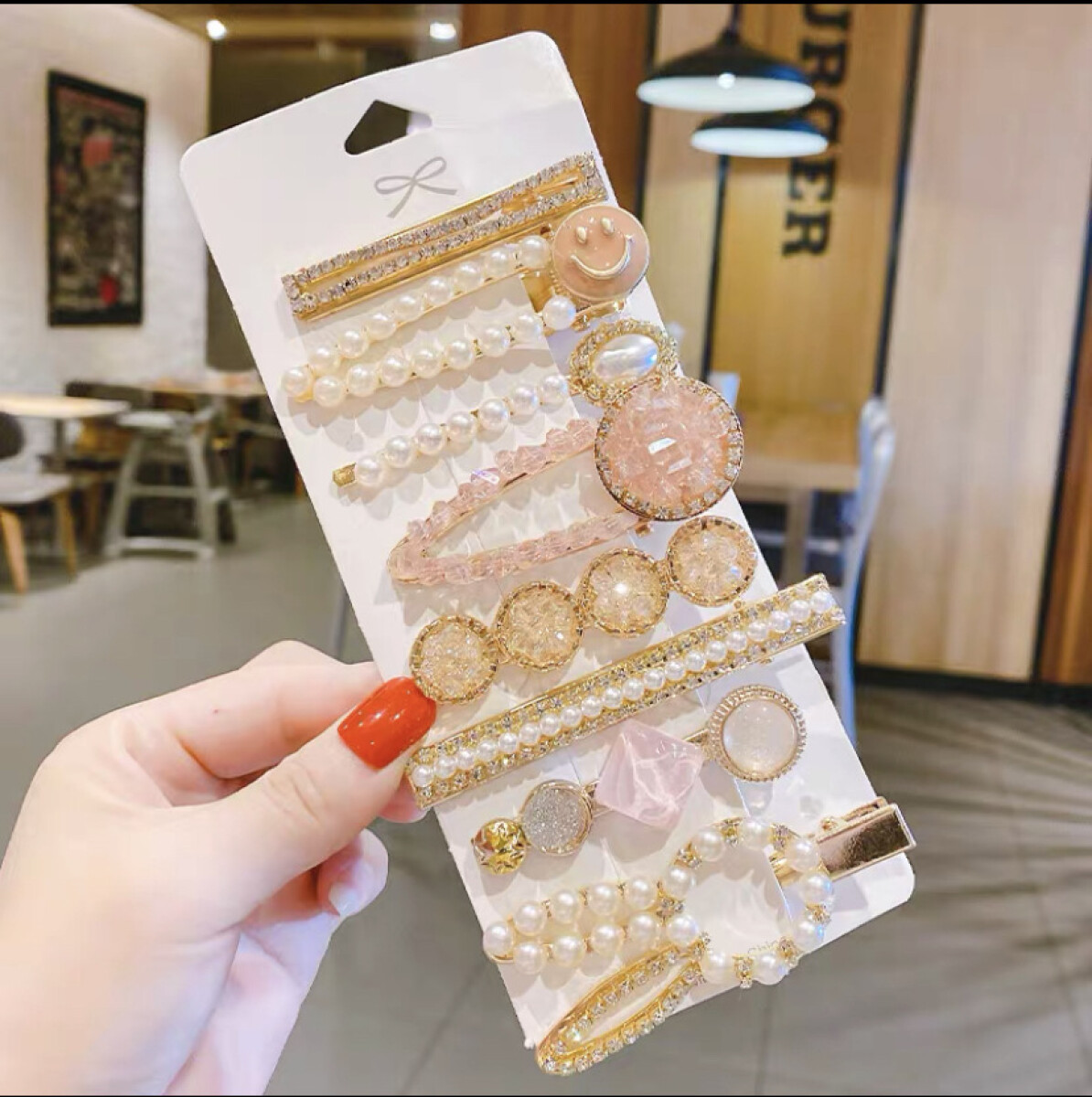 Set De Broches Para Cabello Juvenil - Sonrisas 