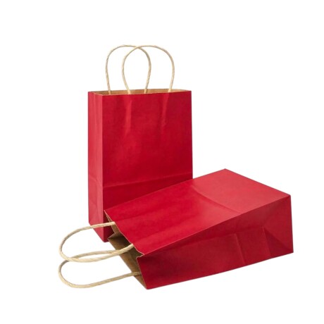 Bolsa con Asa N°3 Pack x 12 Roja