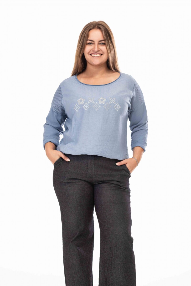 Sweater Bélgica - Azul 