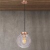 COLGANTE ESFERA 1L E27 D30CM COBRE COLGANTE ESFERA 1L E27 D30CM COBRE