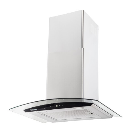 Campana Extractora James 60cm Vidrio Inox Línea Curva - Ltc Campana Extractora James 60cm Vidrio Inox Línea Curva - Ltc