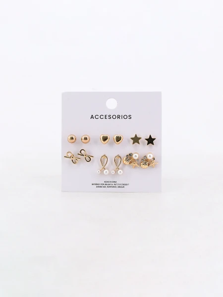 CARAVANAS SET X 6 DORADO