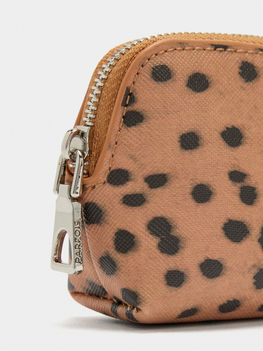 Monedero Estampado Animal multicolor