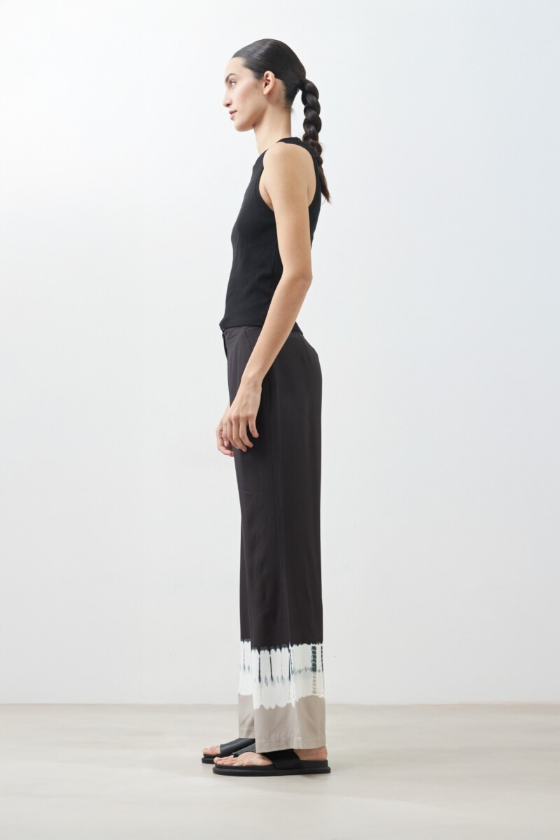 Pantalón tie dye gris