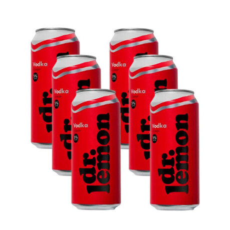 Pack X6 Vodka Dr. Lemon 473 Ml 001