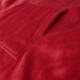 Buzo Manta Con Capucha Polar y Corderito unisex Rojo