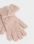 Guantes Varios Cute Guantes Tejido Con Moño - Rosa Viejo