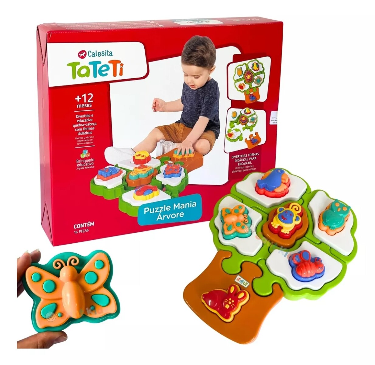 Puzzle Mania Formas de Árboles Animales 813 - Calesita 
