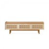 Rack de TV Dune Rattan 1.8 - Linea Manhattan Off White