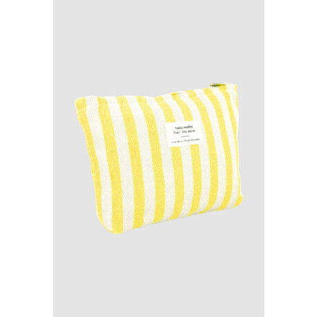Pouch de playa rayas Amarillo