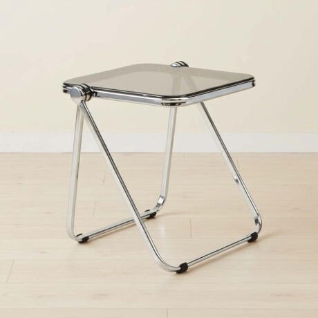 MESA AUXILIAR PET-Y-METAL GRIS SOFÍA