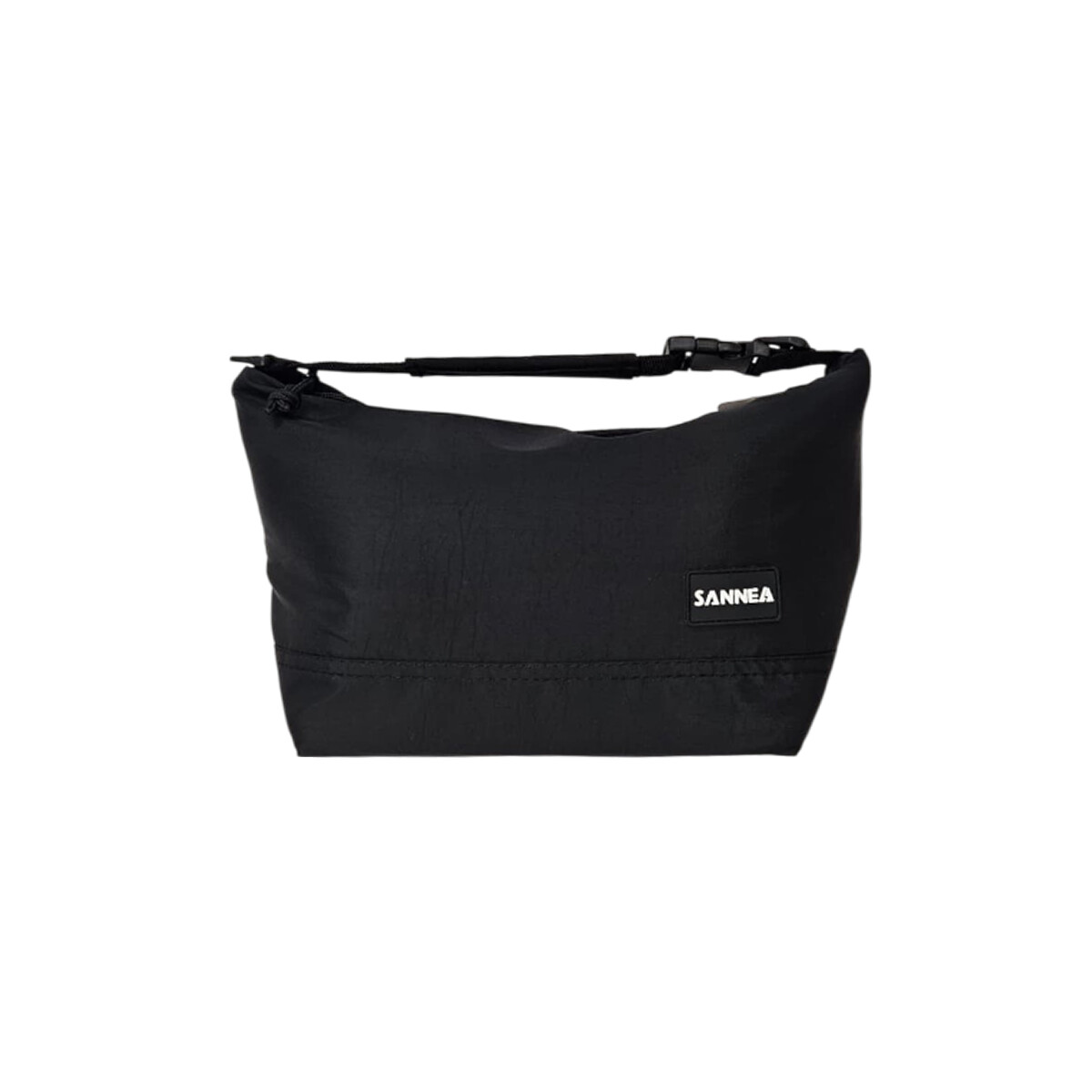 Lunchera térmica 6L con asa y correa para colgar 23x14x20cm - Negro 