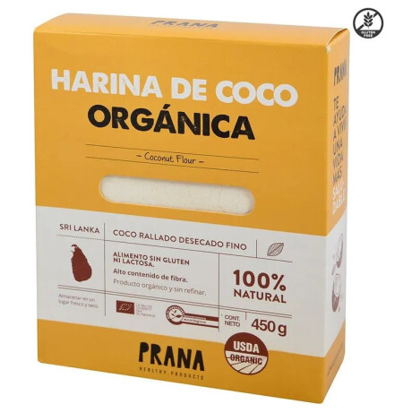 HARINA DE COCO ORGANICO PRANA 450G HARINA DE COCO ORGANICO PRANA 450G