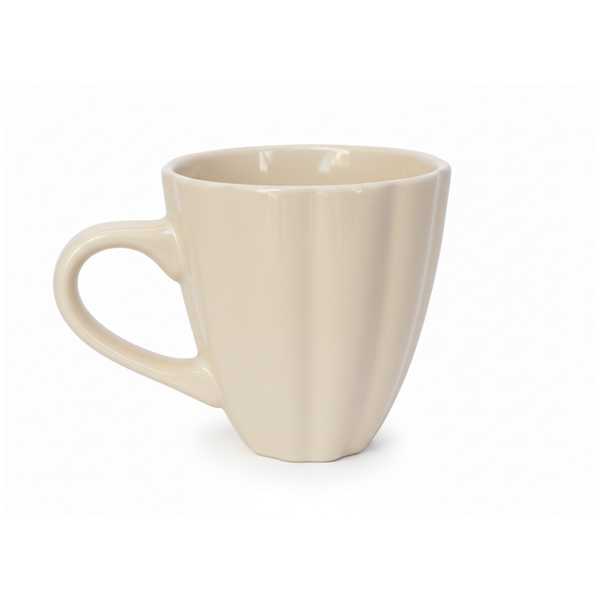 TAZA CERAMICA BEIGE CL 9X10.5CM 
