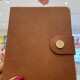 Cuaderno cuerina B6 marrón