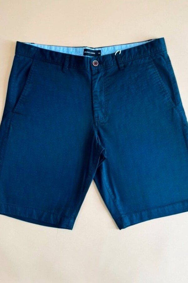 Bermuda Casual. Azul Marino.