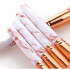 Set De 10 Brochas De Maquillaje Con Estuche Fibra De Nylon Set De 10 Brochas De Maquillaje Con Estuche Fibra De Nylon