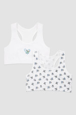 Pack x2 tops stitch algodon Lila