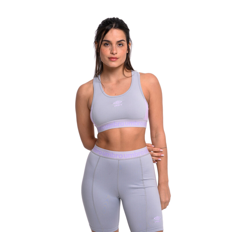 Top de Mujer Umbro Sweet Gris - Lila