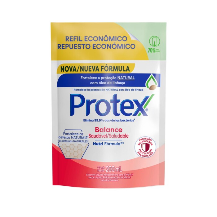 PROTEX JABON LIQ. BALANCE FR. X 200 ML. única