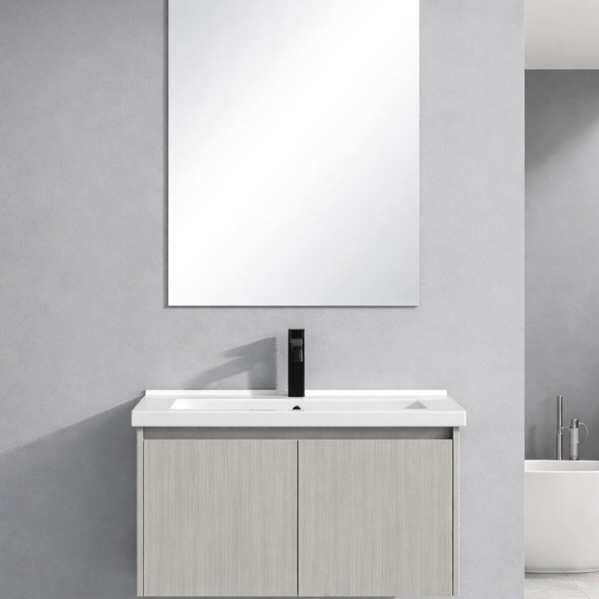 Mueble Elissa Gris Suspendido 60 