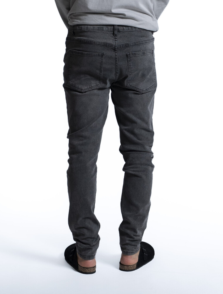 Jean Slim Fit Largo 30 Gris