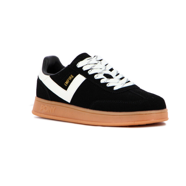 Pony Casual Empire Suede para Hombre - Negro/Blanco Negro-Blanco