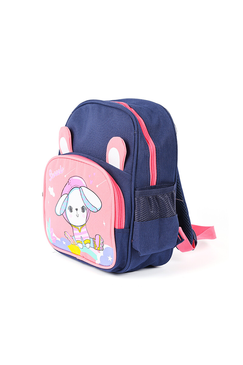 Mochila Fontana Rosa/Azul