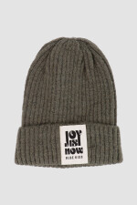 Gorro basic rubber dama Gris