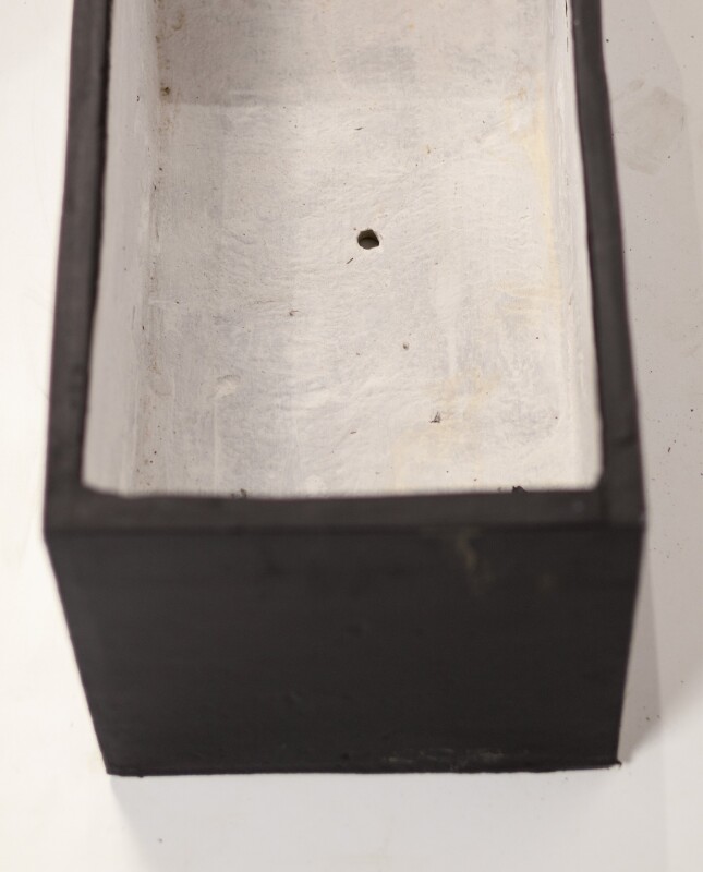 Jardinera Fibrocemento Negro mate - 80cm x 30cm