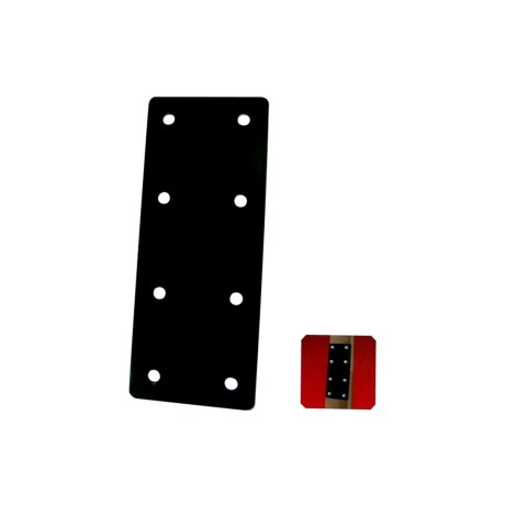 Conector negro placa 93x200mm p/tiran SC Conector negro placa 93x200mm p/tiran SC