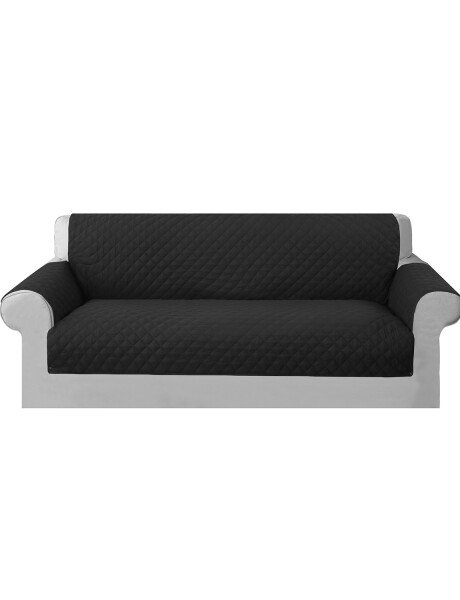 Cubre sofá de 3 cuerpos súper resistente Negro
