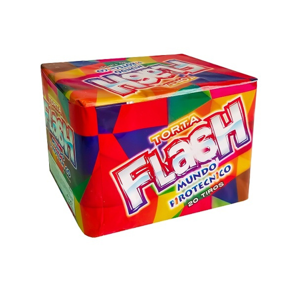 TORTA FLASH MUNDO PIROTECNICO 19 Tiros 