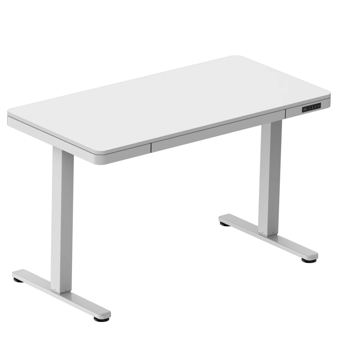 ESCRITORIO REGULABLE - METAL-Y-MDF BLANCO ASCEND 