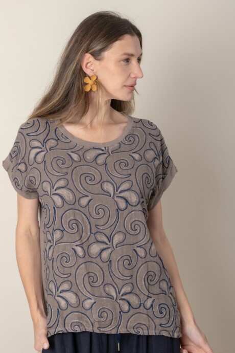 REMERA MEROPE Visón