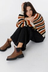 Bota Bosquera Marron/Bordeaux