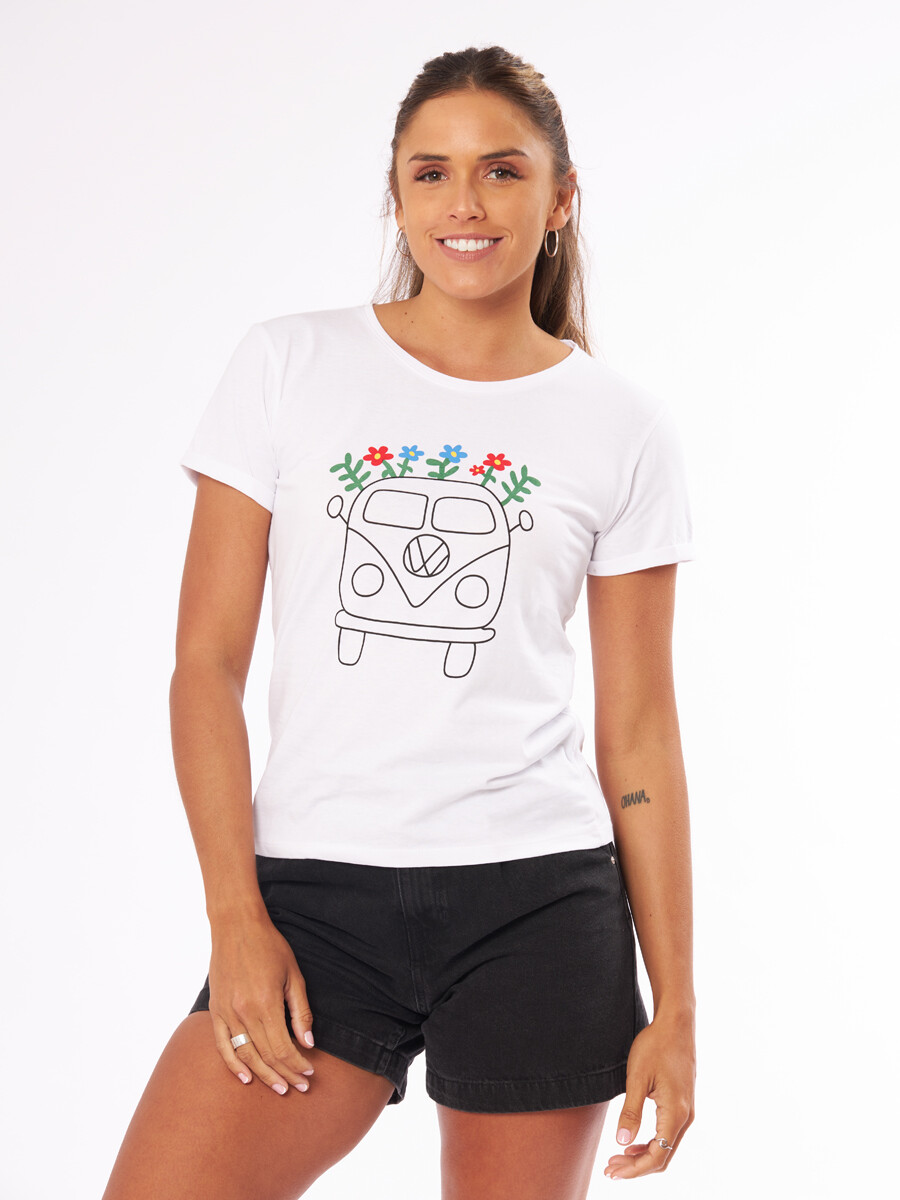 T-SHIRT SODIA - Blanco 