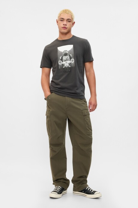 Remera Star Wars Logo Gap Hombre Flint Grey