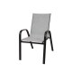 Silla Arye Paysandu beige de aluminio ligero Gris